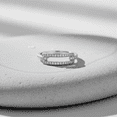 thumbnail image 3 of Sterling Silver Cz Bar Statement Ring for Women and Teens - Size 7, 3 of 9