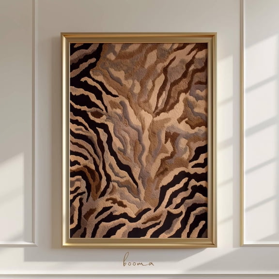 Neutral Textured Wall Art – Abstract Neutral Tones Printable Poster, Serene Contemporary Decor For Modern Home UNFRAMED Poster, Wall Art for Decor, Present, 8x12