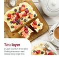 thumbnail image 2 of Zyliss Non-Stick Loose Base Square Cake Tin, 8 inch Carbon Steel, Dark Blue, 2 of 7