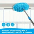 Extendable Microfiber Ceiling Fan Duster Tool Long Handle Slanted ...