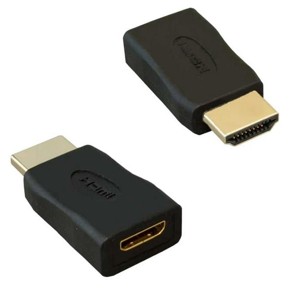 Sanoxy CBL-SNX-HM209-1200 Adapter Compatible for HDMI Male to Mini HDMI Female Adapter - Black - Pack of 2