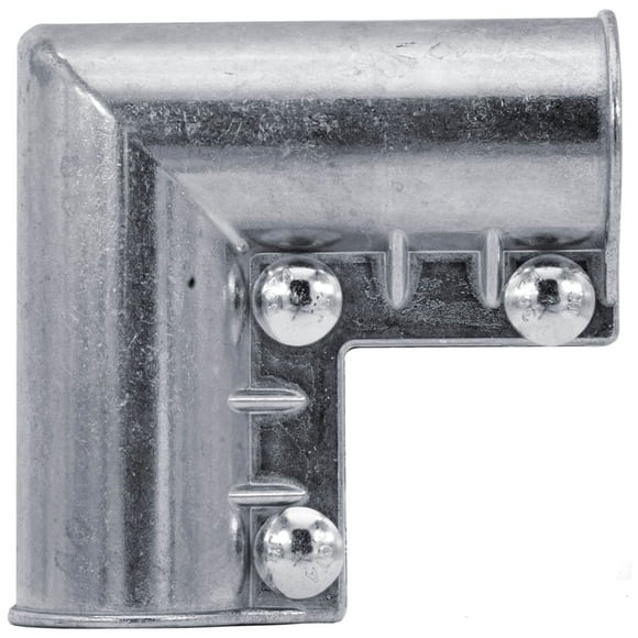 Jake Sales Chain Link Fence Gate Corner - Aluminum 1-3/8"" Gate Corner for Chain Link Gates - Gate Corner includes Bolts for Easy Installation on Gate