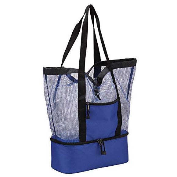 Drawstring Tote Cooler [Set of 2] Color: Blue