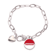 thumbnail image 1 of Pulsera de cadena de corazón Unbranded Indonesia joyería encanto moda, 1 of 3