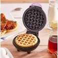 thumbnail image 3 of Circular Mini Red Waffle Maker For Classic Stainless Steel Household Electric Cake Maker 350w For Pancakes Biscuits For, 3 of 5