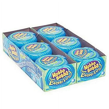 Hubba Bubba Bubble Tape Gum Sour Blue Raspberry, 2 oz (InnerPack of 12)