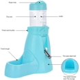 thumbnail image 3 of Dispensador de agua automático para mascotas, para hámsteres, ratas, cobayas, hurones, conejos, animales pequeños (80 ml, azul), 3 of 5