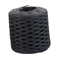 thumbnail image 2 of yuksok 200M/Roll Raffia Paper Ribbon Decor Recyclable Durable for Gift Wrapping Weaving Black, 2 of 7