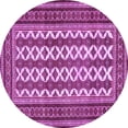 thumbnail image 1 of Ahgly Company Indoor Round Persian Purple Traditional Area Rugs, 3' Round, 1 of 4