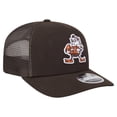 thumbnail image 3 of Men's New Era Brown Cleveland Browns Main Trucker 9SEVENTY Stretch-Snap Hat, 3 of 6