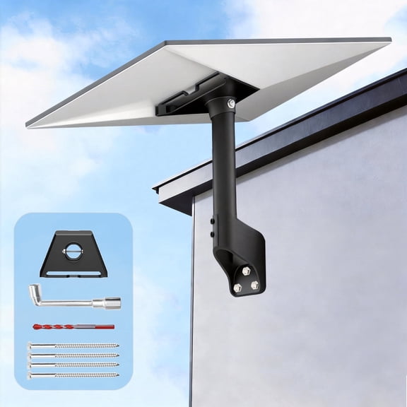 Wall Mount for Starlink Standard 4 4X Gen 3 V3 ,360° Adjustable Short Wall Mount Compatible with V3 Starlink Standard Dish, Roof Mount, Mounting Kit Visit the Gitaobac Store
