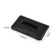 thumbnail image 3 of Xiao Hua Porta pañuelos de piel sintética para visera de coche - Servilletero para asiento trasero de coches y camiones, color negro, 3 of 4