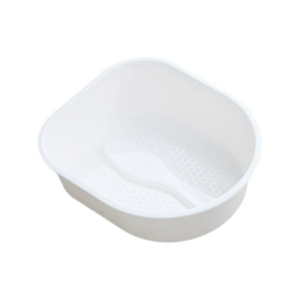 Bañera para pies Fernando Lavabo para pies multiusos remojar pies secos y agrietados Blanco
