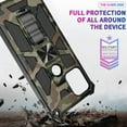 thumbnail image 4 of for Motorola Moto G10/G30 UW Ace Camouflage Design Case,Moto G20 Military Grade Heavy Duty Shockproof Case Built-in Magnetic Kickstand Cover for Motorola Moto G10 Power MC Army Green, 4 of 6