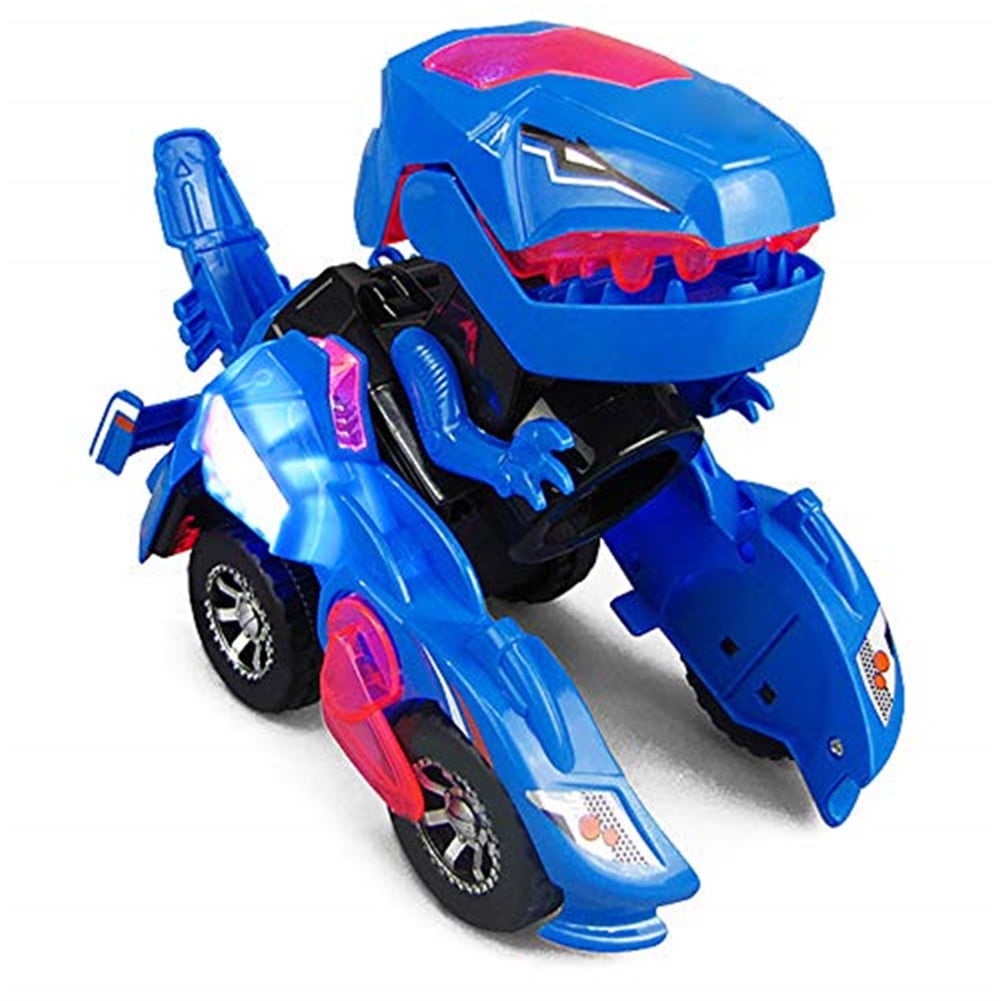 Transforming Dinosaur Led Car, Dinosaur Transformer Car Toy Car