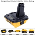 thumbnail image 4 of Adaptador de batería Kotoate DCA1820 para Dewalt de 20 V a 18 V XRP, 4 of 7