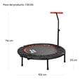 thumbnail image 3 of Trampolín Aerobics Plegable Barra Fitness Ejercicio Jumping Rojo Centurfit, 3 of 5