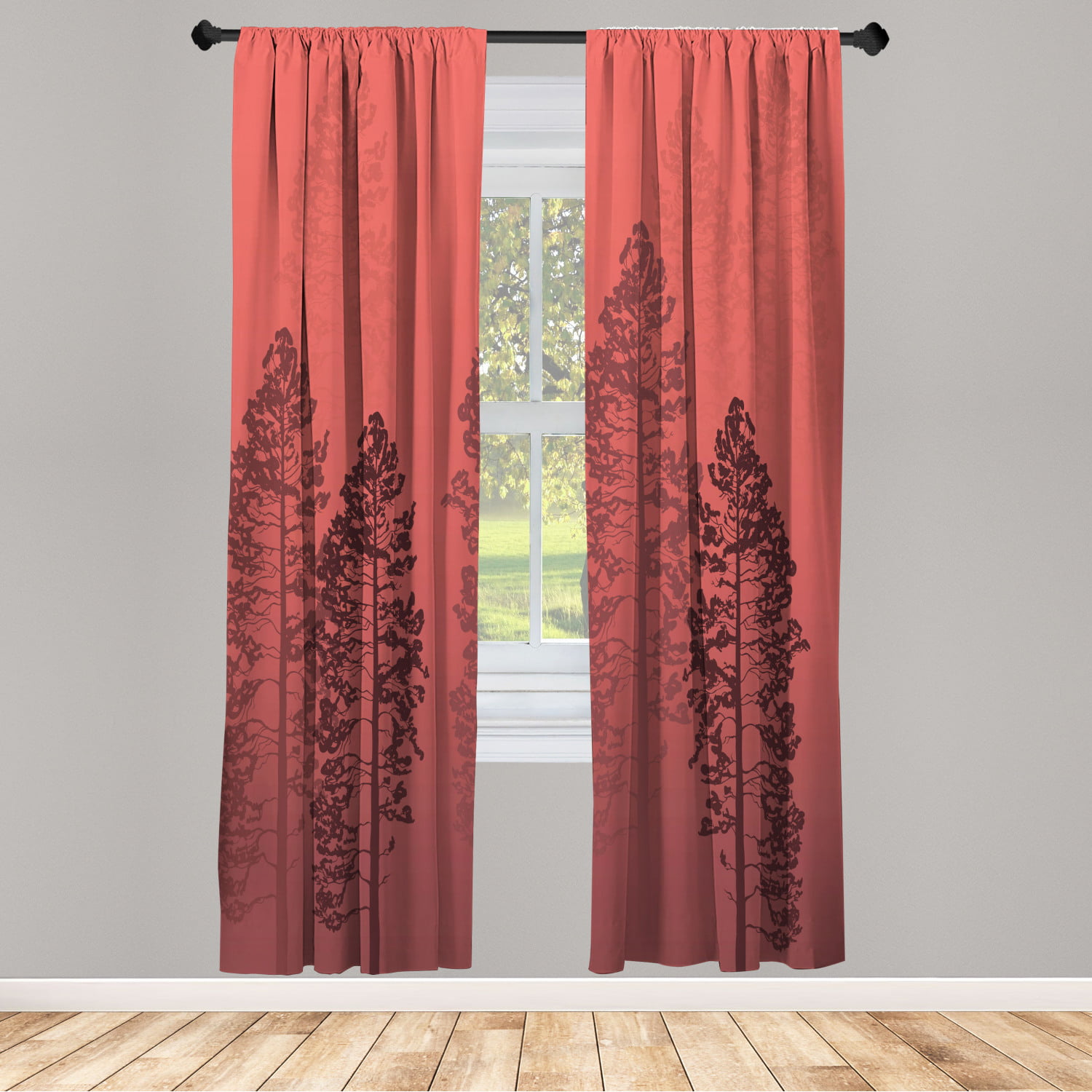 The Pioneer Woman Bandana 3-Piece Kitchen Curtain Tier and Valance Set Red 