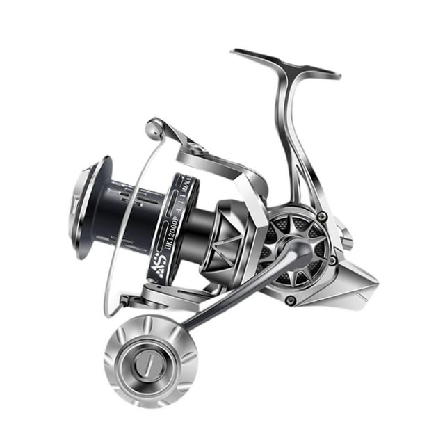 S SERENABLE Moulinet de Pêche Poignée Confortable Accessoires de Pêche Moulinet Compact pour Lancer d'Appâts Gobelet Peu Profond