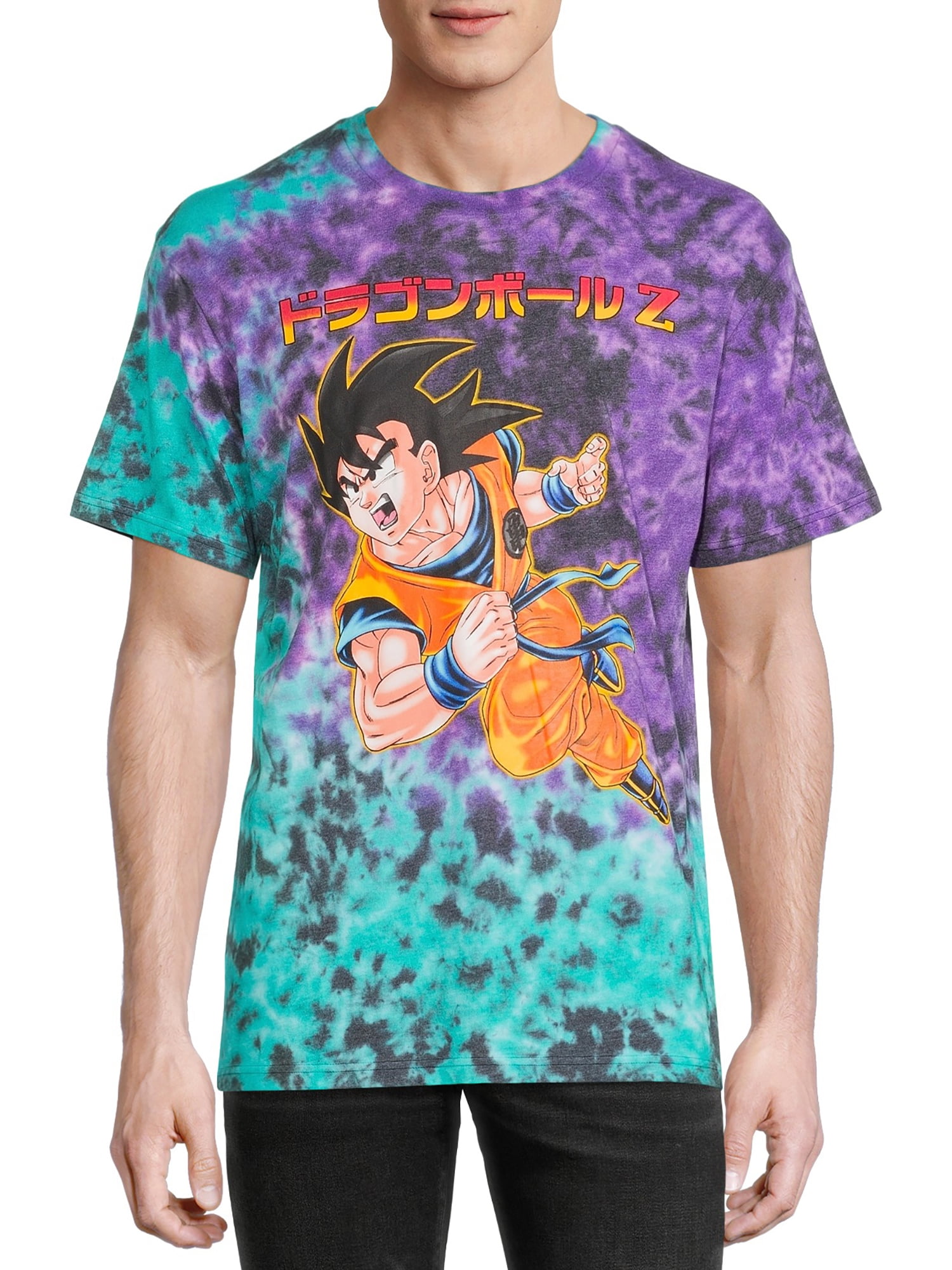 tie dye dragon ball z shirt