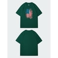 thumbnail image 5 of Whichone Men's USA Flag Distressed Graphic T-shirt Casual Tops For 4th of July Independence Day, 5 of 9