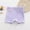 Purple, variant on Ovbmpzd Ruffle Toddler Shorts Girls Cotton Beige Elastic Waist Bow Solid Shorts Pants for Boys 2 Years