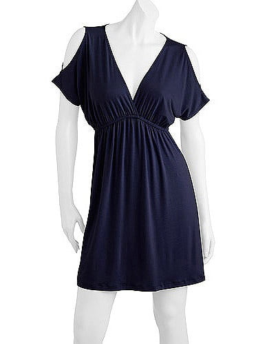 Juniors' Knit Cold Shoulder Dolman Dress - Walmart.com
