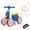 blue&red, variant on 6V Electric Baby Balance Bike with Bubble Machine,4 in 1 Toddler Balance Bike w/Remote Control for 1 Year Old Boys Girls Kids Ride on Toys w/Powered Motor,LED Lights (Pink)