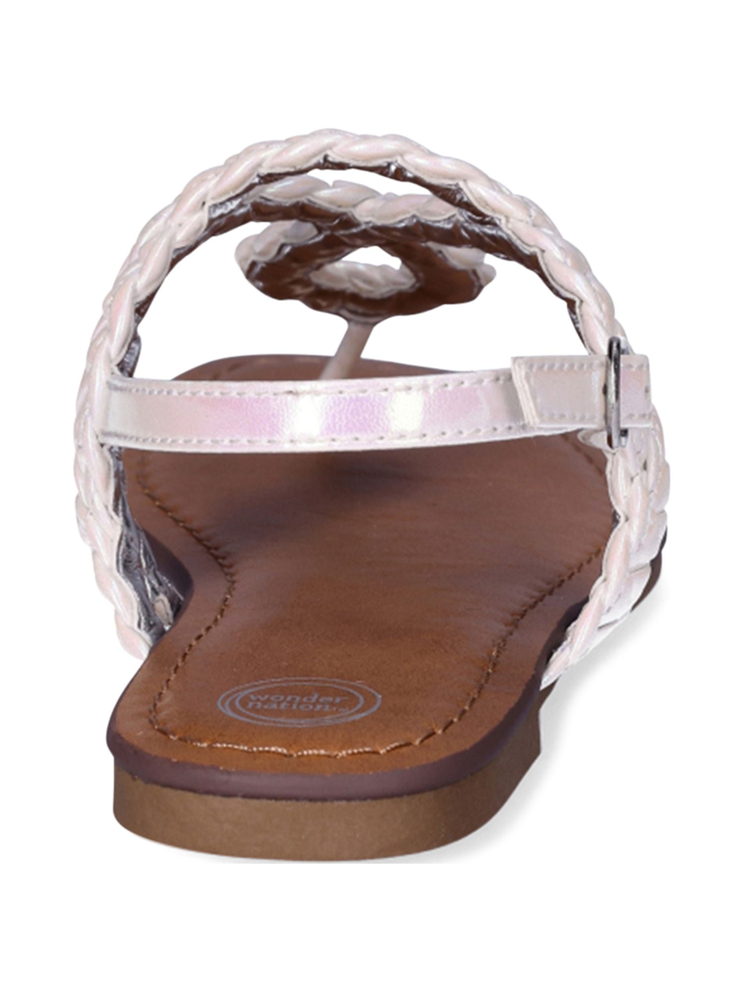Wonder Nation Little & Big Girls Braid Sandal
