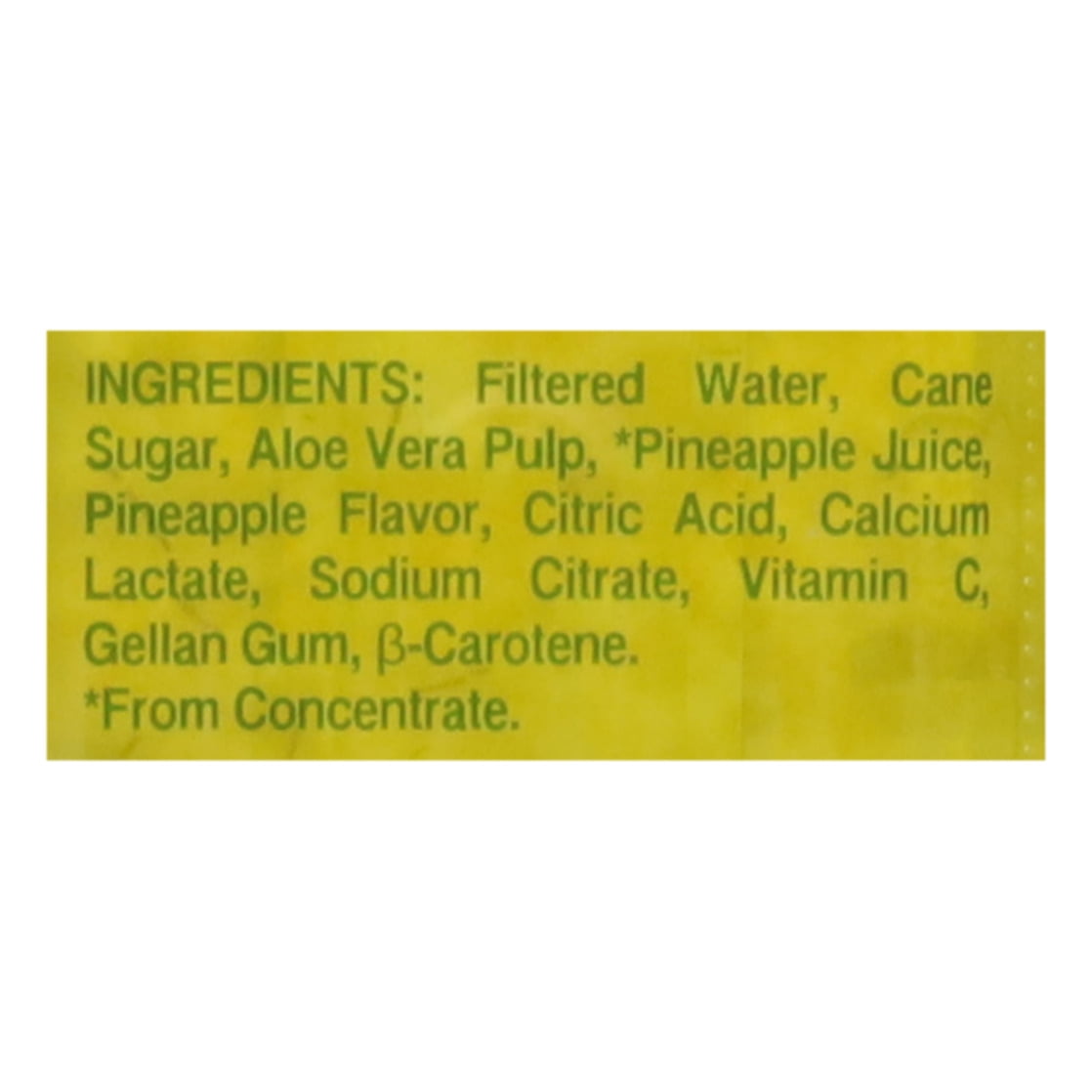 (4 pack) Iberia Pineapple Aloe Vera Drink with Pure Aloe Pulp 50.8 fl oz