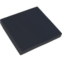1pc Square Block Rubber Damping Mat Black 15x15x2cm
