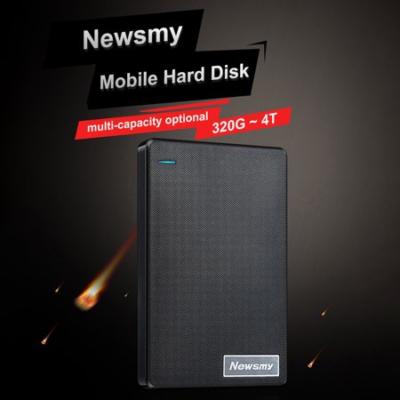 Newsmy Usb3 0 Mobile Hard Disk 2 5 Inch File Data Backup Storage Non Slip Wear Resistant Stable Mobile Hard Disk Black 500gb Walmart Canada