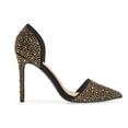 thumbnail image 2 of Lauren Lorraine Sari Black Crystal Embellished d'Orsay Pump Formal Pointed Toe (6), 2 of 6