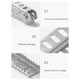 thumbnail image 3 of Pinza para levantar ollas y sartenes calientes para acampar Plata, 3 of 9