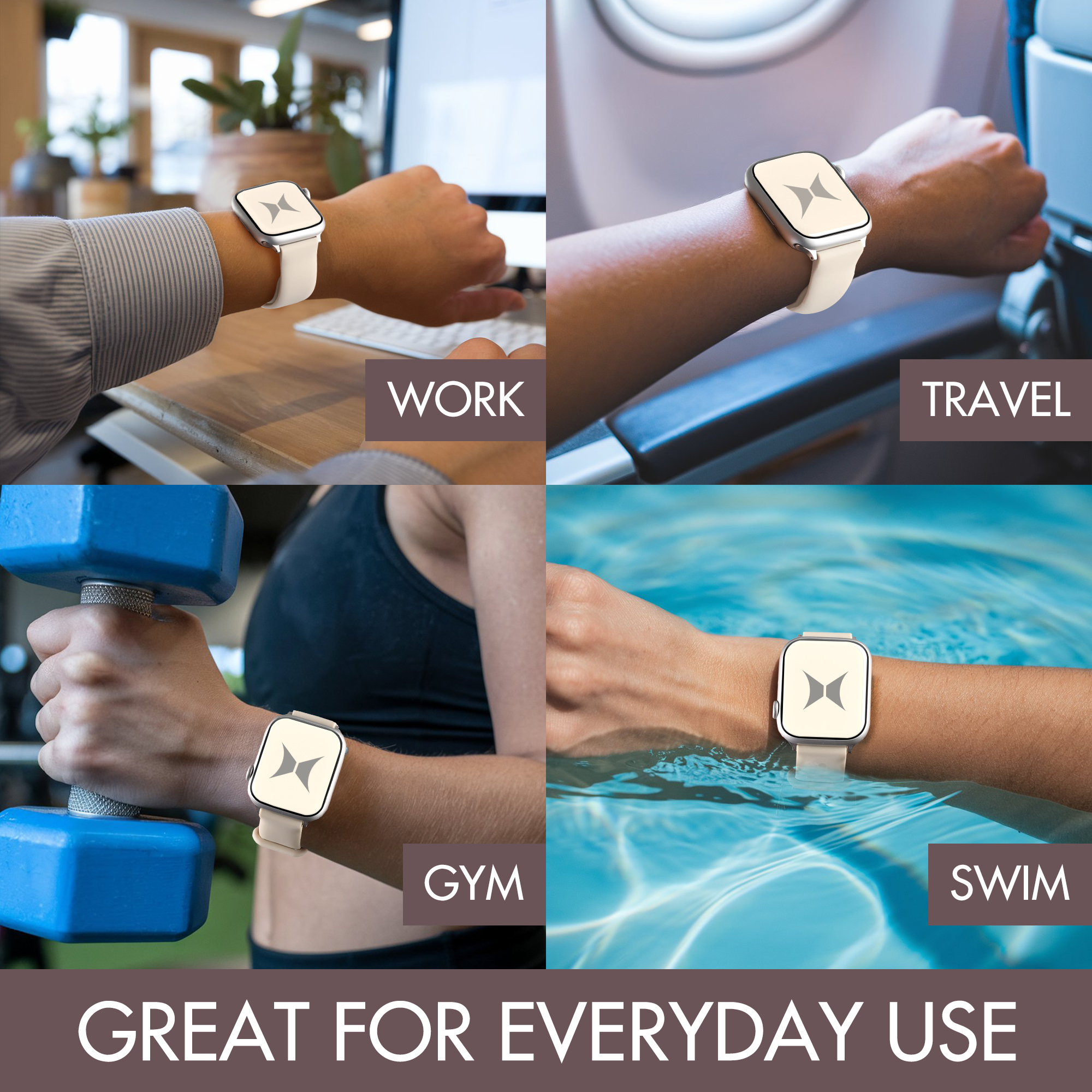 Xtreme 6-Pack Universal Silicone Smartwatch Bands photo 3