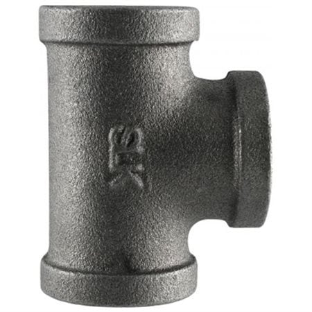 TEE BLACK 1/4"