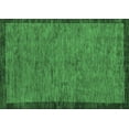 thumbnail image 1 of Ahgly Company Indoor Rectangle Abstract Emerald Green Modern Area Rugs, 7' x 10', 1 of 4