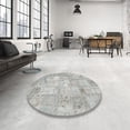 thumbnail image 3 of Ahgly Company Indoor Rectangle Contemporary Gunmetal Gray Patchwork Area Rugs, 7' x 9', 3 of 6