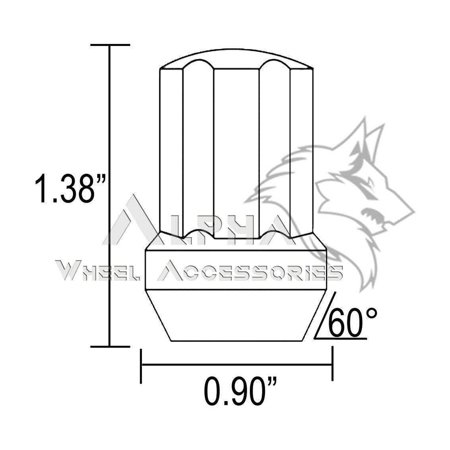 20 Chrome Spline Lug Nuts 14x1.5 For 2011 Up Jeep Grand Cherokee Trailhawk