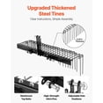thumbnail image 3 of 60" Tow Behind Landscape Rake, 3-Point Hitch Lawn Dethatcher Rake, 3 of 11