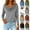 #01 Gray, variant on Women's Long Sleeve Cowl Neck Sweater Pullover Turtleneck Casual Loose Sweatshirts Tunic Tops, White XL