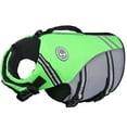 thumbnail image 1 of VIVAGLORY Dog Life Jacket Vest for Swimming, Sports Style, Bright Green, XLarge, 1 of 6