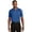 Royal Blue , White, variant on Sport-Tek K467 Mens Dri-Mesh Polo with Tipped Collar and Piping Polo Shirt