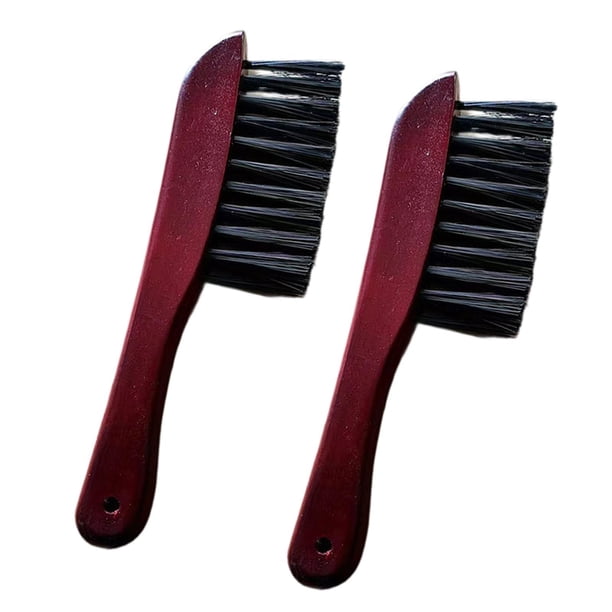 Cepillo para mesa de billar con mango de madera, herramienta práctica y práctica de limpieza. rojo oscuro