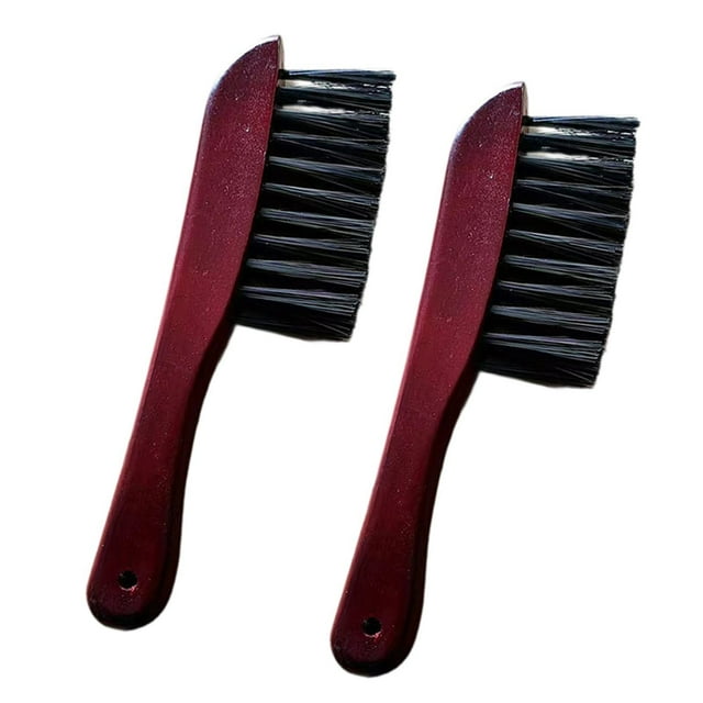 koolsoo Pool Table Brush Billiards Pool Table Cleaning Brush for Game Club Household Dark Red