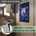 thumbnail image 6 of POLERO RV Door Window Shade Cover, Foldable Sun Shade Windshield Blackout Shower Curtains Coverage Accessories Fits for Most RV Interior Door, Blue Rose Butterfly Horse (17.3" X 26"), 6 of 7