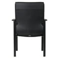 thumbnail image 4 of Boss Office Products B689 Black Guest Reception Waiting Room Chair, Black, 4 of 7