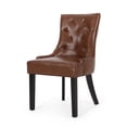 thumbnail image 4 of Glavbiku Modern Leather Tufted Dining Chairs,Accent Chairs for Dining Room,Set of 2,Light Brown, 4 of 11