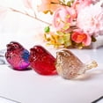 thumbnail image 5 of Miniature Crystal Bird Statue Handcrafted Home Decoration Collectible, 5 of 8