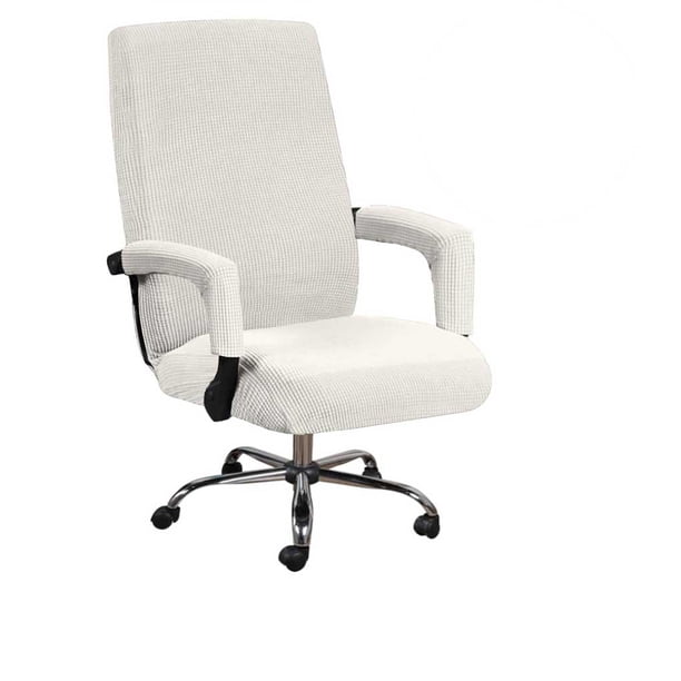 Yuarrent Funda para silla antisuciedad, elástica, para fiesta, playa, hogar, Hotel, oficina, dormitorio, sillón, funda protectora extraíble a prueba de Cubiertas para muebles de jardín Blanco SG Yuarrent HA066527-16
